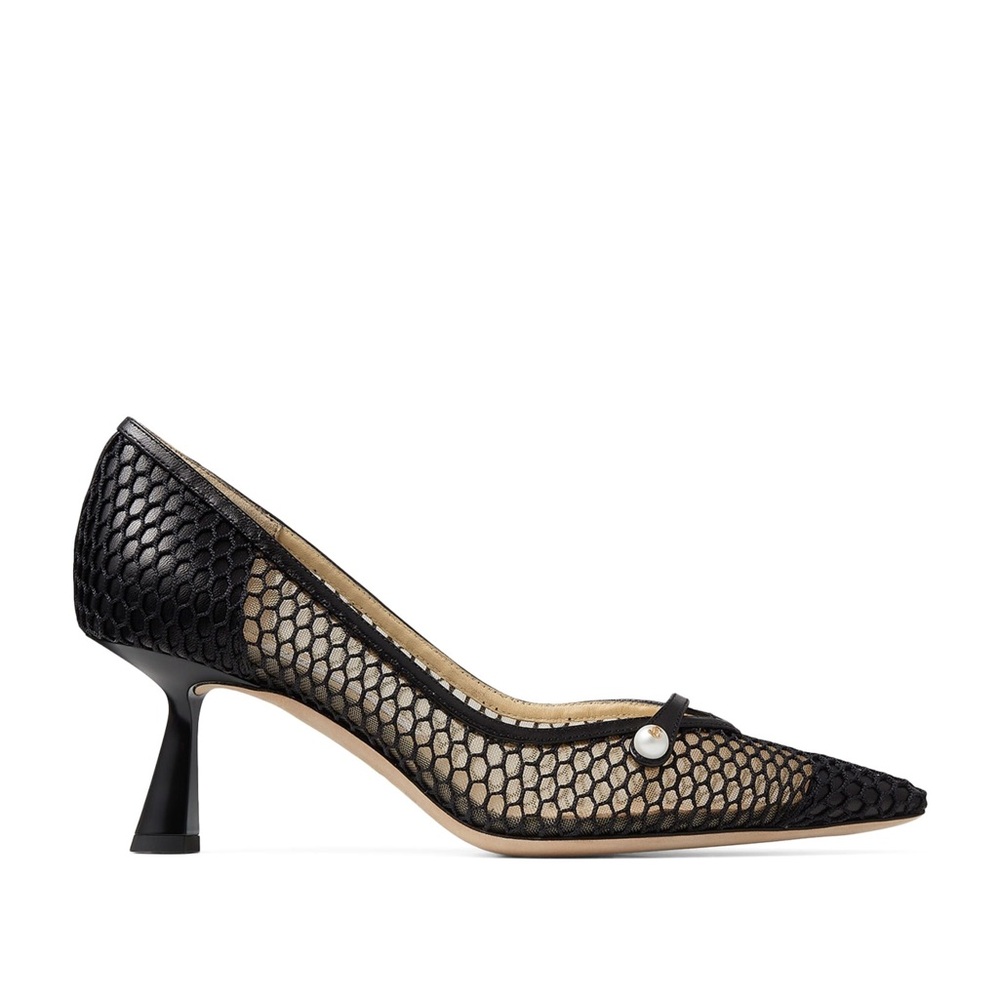 New JIMMY CHOO Rosalia 65 Mesh Pumps 36 $1,095 - Picture 2 of 13